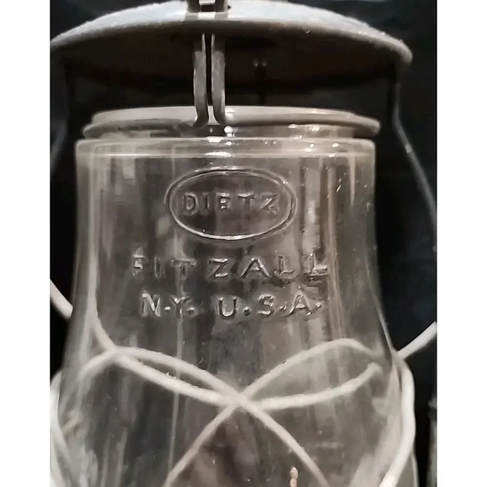 Vtg Dietz Hy Lo Karosene Lantern Fitzall 2H Loc Nob Globe New York USA Monarch